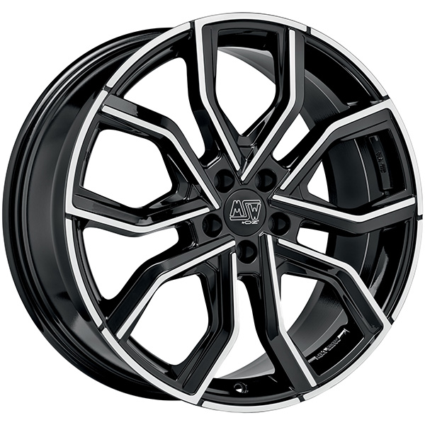 MSW 41 10x20 5x112 ET 19 GLOSS BLACK FULL POLISHED