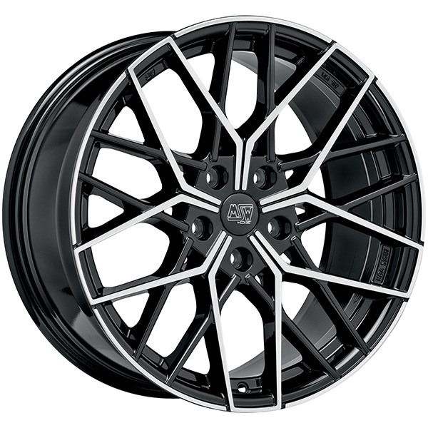 MSW 74 8.5x20 5x112 ET 20 GLOSS BLACK FULL POLISHED