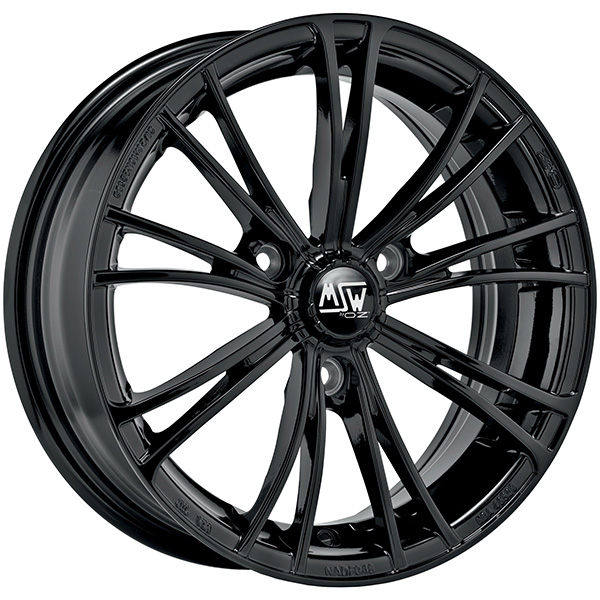 MSW CERCHIO IN LEGA MSW X2 MSW 5.5x15 3x112 ET 30 GLOSS BLACK