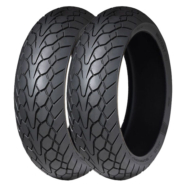 DUNLOP COPPIA GOMME DUNLOP 110/80-19 59V + 190/55-17 (75W) MUTANT M+S