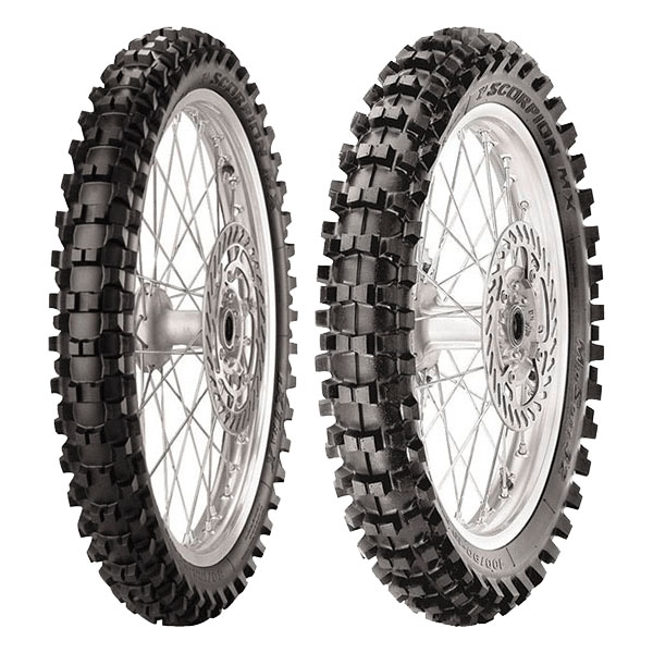 PIRELLI COPPIA GOMME PIRELLI 80/100-21 MX EXTRA X + 100/90-19 MX32 MID S