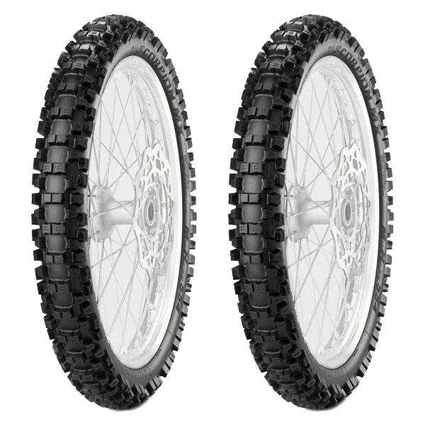 PIRELLI COPPIA GOMME PIRELLI 90/100-16 51M + 100/90-19 57M SCORPION MX32 MID HARD