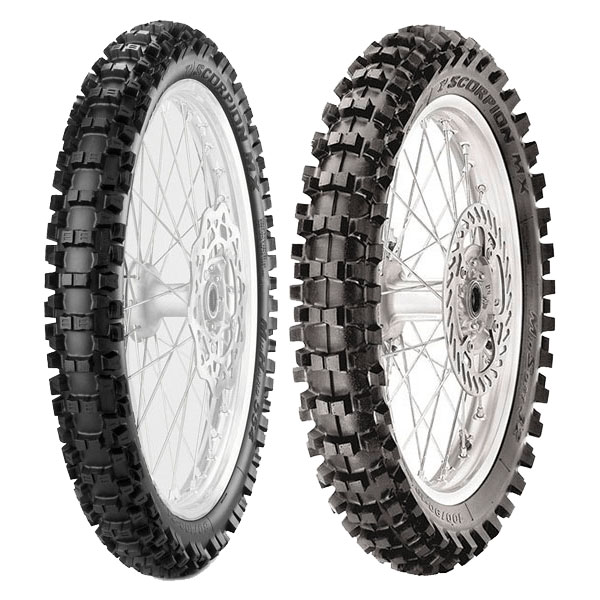 PIRELLI COPPIA GOMME PIRELLI 90/100-16 MX32 MID H + 100/90-19 MX32 MID S
