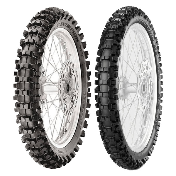PIRELLI COPPIA GOMME PIRELLI 120/80-19 MX32 MID S + 100/90-19 MX32 MID H