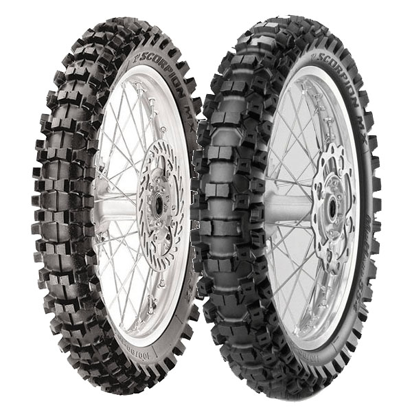 PIRELLI COPPIA GOMME PIRELLI 120/80-19 MX32 MID S + 120/80-19 MX32 MID H