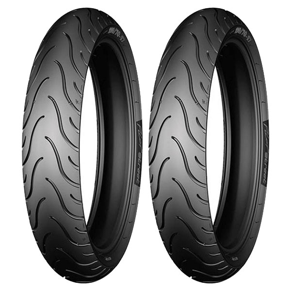 COPPIA GOMME MICHELIN 80/80-17 46P + 110/80-17 57S PILOT STREET