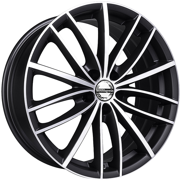 TECNOMAGNESIO CERCHIO IN LEGA TECNOMAGNESIO POWER 7 16 5 115 38 MATT BLACK MIRROR