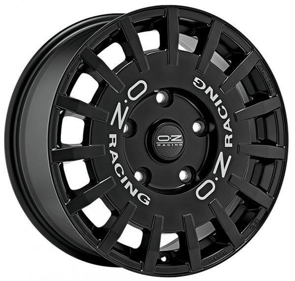 OZ Racing CERCHIO IN LEGA OZ Racing RALLY RACING VAN 8x18 5x112 ET 45 MATT BLACK SILVER LE