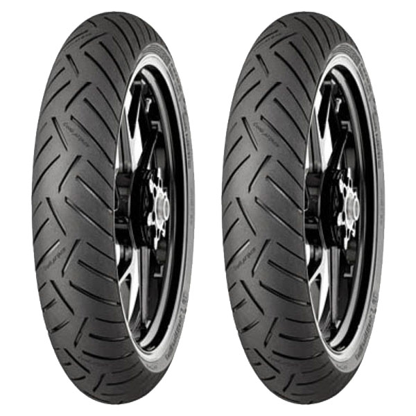 CONTINENTAL COPPIA GOMME CONTINENTAL 110/80-18 58V + 110/80-18 58V ROADATTACK 3 CR