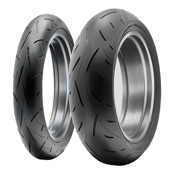 DUNLOP COPPIA GOMME DUNLOP 120/60-17 (55W) + 200/55-17 (78W) ROADSPORT 2