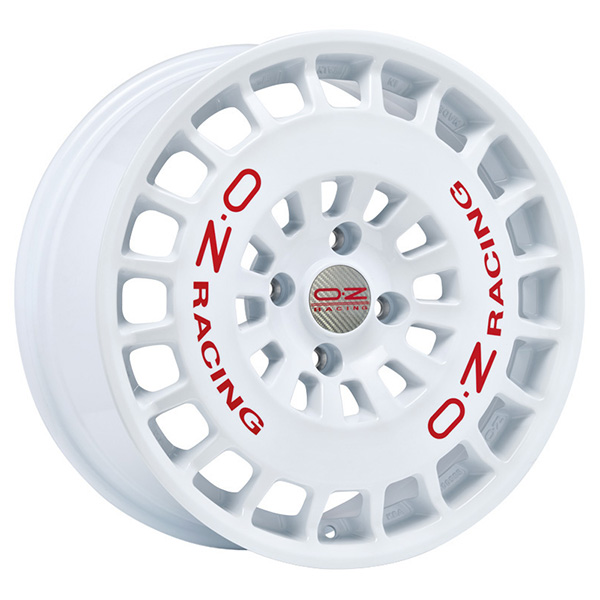 OZ Racing CERCHIO IN LEGA OZ Racing RR40 9x18 5x114.3 ET 38 RACE WHITE RED LETTERING