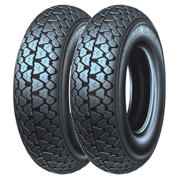 MICHELIN COPPIA GOMME MICHELIN 3.00-10 42J + 3.00-10 42J S83