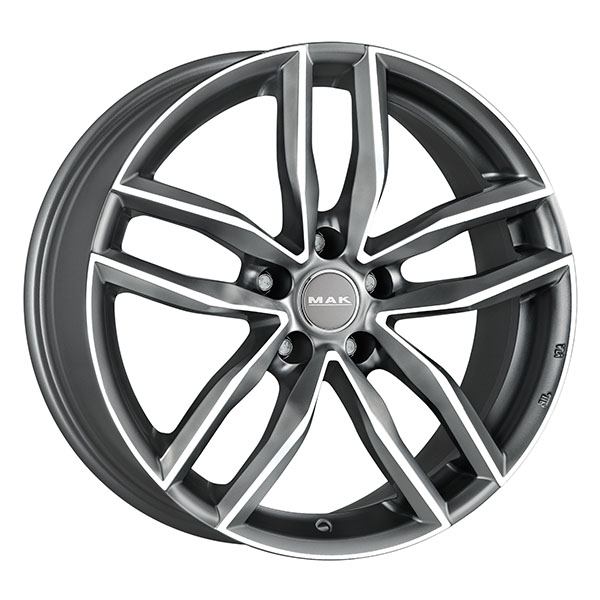 MAK SARTHE W 7.5x17 5x112 ET 30 GUN MET-MIRROR FACE