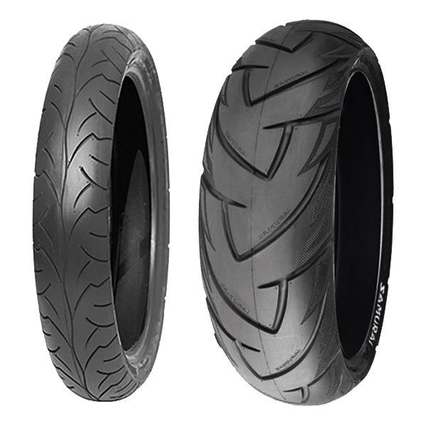 DELI TYRE COPPIA GOMME DELI TYRE 90/90-16 48P SB-106 + 120/70-15 56S SB-128