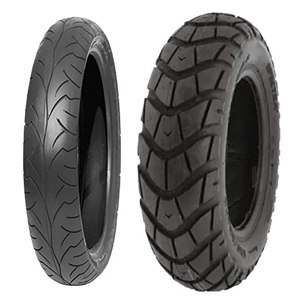 DELI TYRE COPPIA GOMME DELI TYRE 90/90-16 48P SB-106 + 130/90-10 70J SC-101