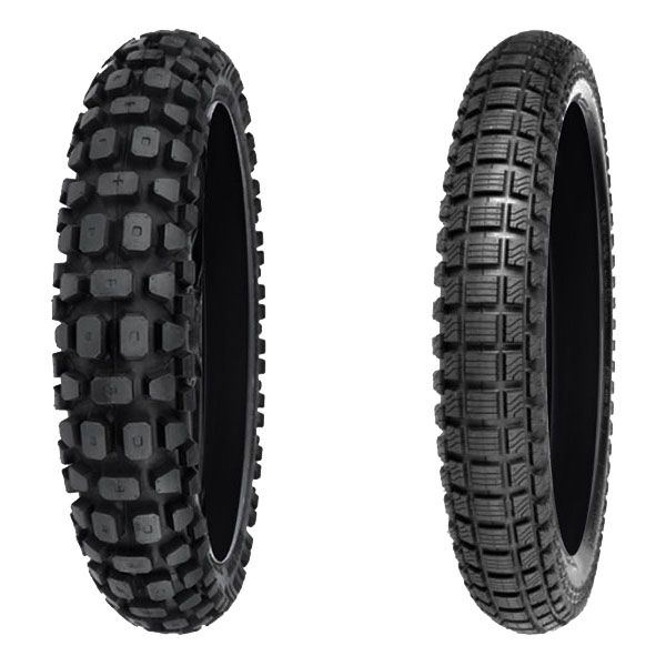 DELI TYRE COPPIA GOMME DELI TYRE 80/90-21 48P SB-107 + 3.75-19 61P SB-136