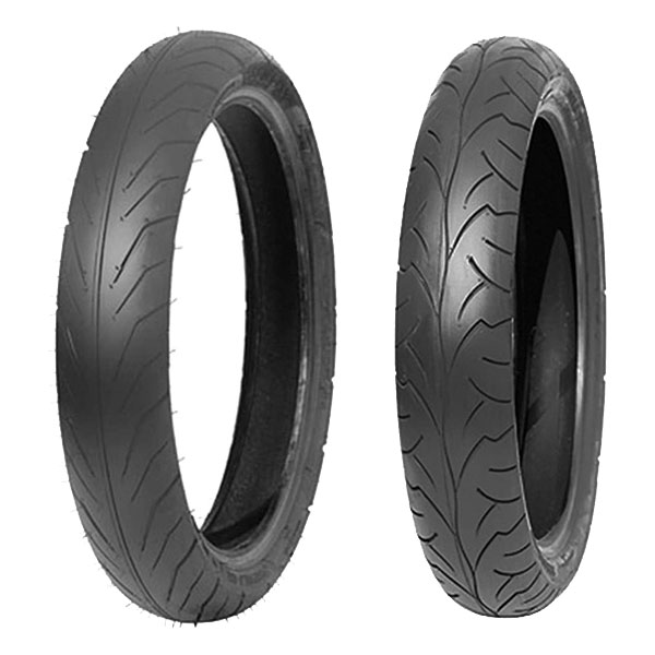 COPPIA GOMME DELI TYRE 80/80-14 53L SB-108 + 110/80-16 55S SB-106