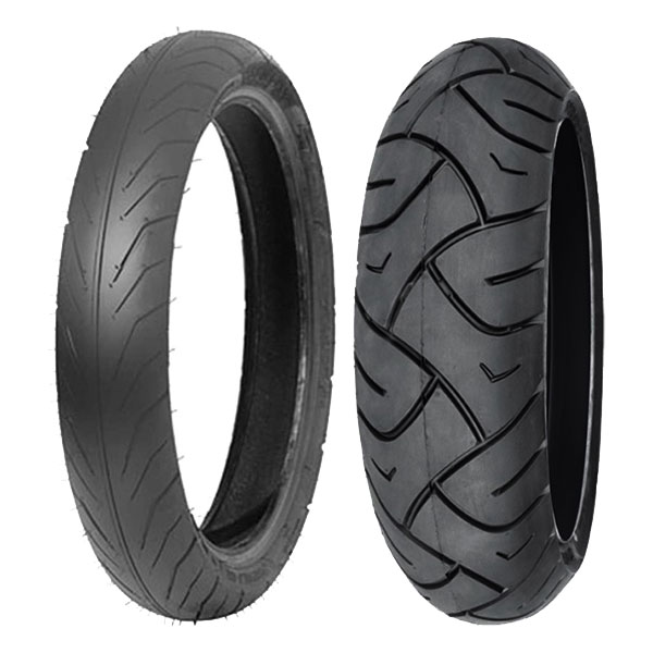 DELI TYRE COPPIA GOMME DELI TYRE 90/80-16 51S SB-108 + 100/90-14 57P SC-102