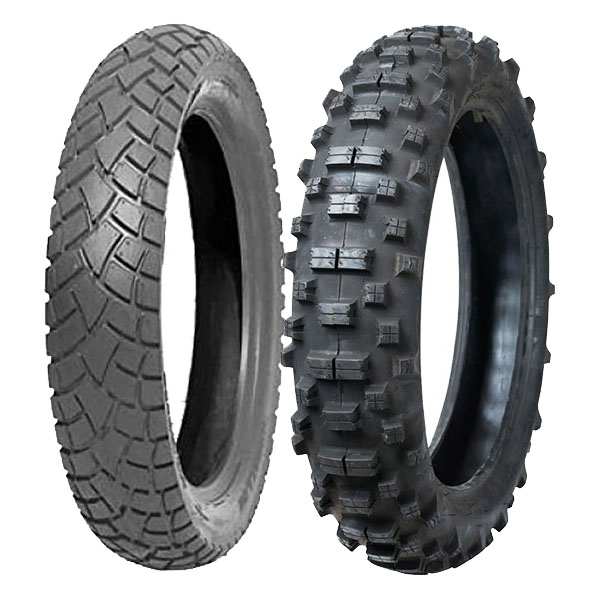 DELI TYRE COPPIA GOMME DELI TYRE 90/90-21 54R SB-117 + 140/80-18 70R SB-121