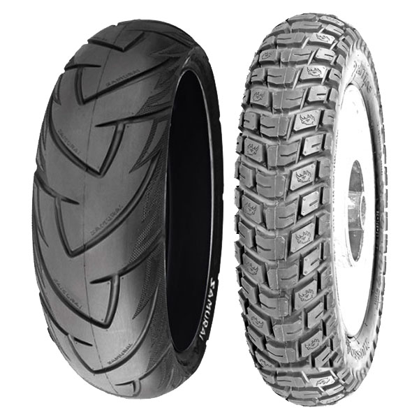 DELI TYRE COPPIA GOMME DELI TYRE 120/70-15 56S SB-128 + 100/90-10 56J SC-108