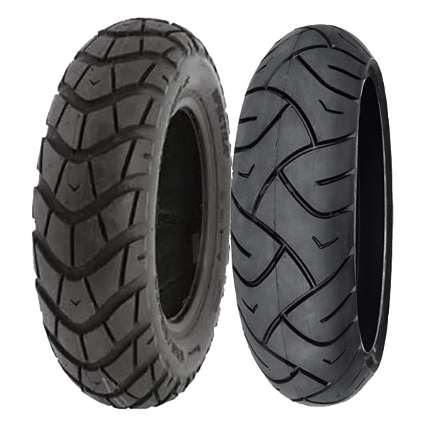 DELI TYRE COPPIA GOMME DELI TYRE 130/90-10 70J SC-101 + 100/90-14 57P SC-102