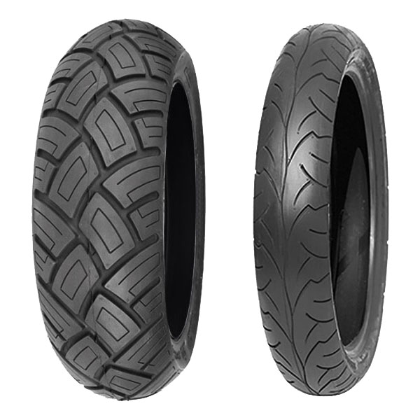 DELI TYRE COPPIA GOMME DELI TYRE 120/70-11 56L SC-103 + 130/80-16 64P SB-106