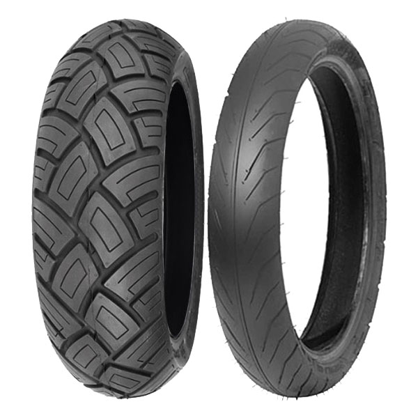 DELI TYRE COPPIA GOMME DELI TYRE 120/70-11 56L SC-103 + 90/80-16 51S SB-108