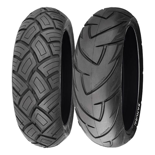 DELI TYRE COPPIA GOMME DELI TYRE 120/70-11 56L SC-103 + 120/70-15 56S SB-128