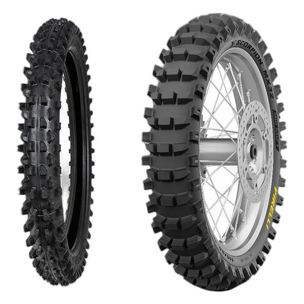 PIRELLI COPPIA GOMME PIRELLI 80/100-21 51M + 120/90-19 66M SCORPION MX32 MID SOFT NEW