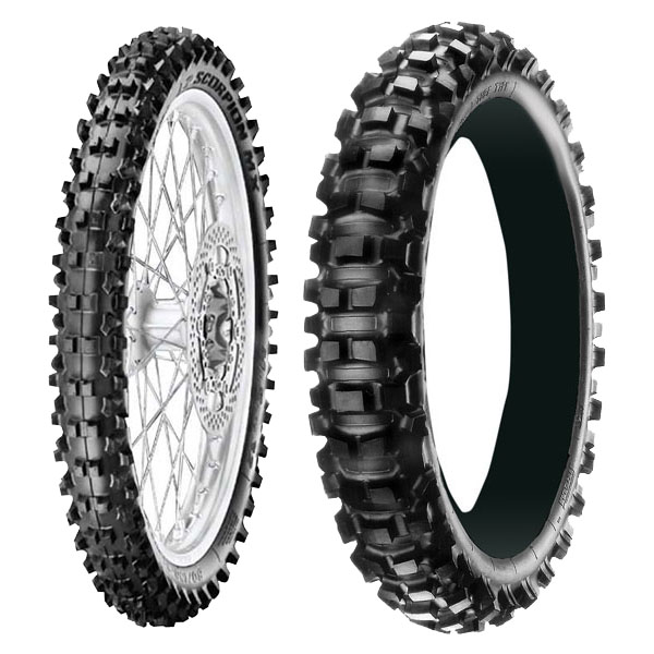 PIRELLI COPPIA GOMME PIRELLI 80/100-21 XC MID S + 110/100-18 XC MID H