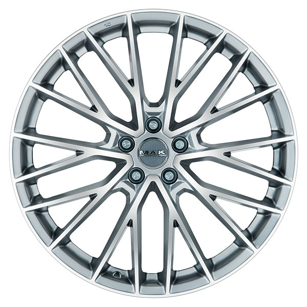 MAK SPECIALE-D 11.5x22 5x112 ET 40 GRAPHITE MIRROR FACE