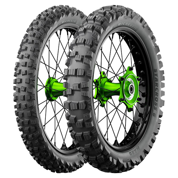 MICHELIN COPPIA GOMME MICHELIN 90/100-21 57M + 110/90-19 62M STARCROSS 6 HARD