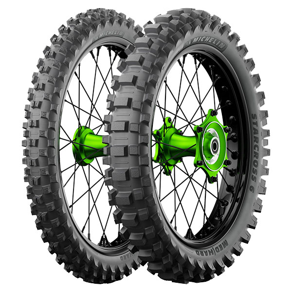MICHELIN COPPIA GOMME MICHELIN 80/100-21 51M + 120/90-18 65M STARCROSS 6 MEDIO/DURO
