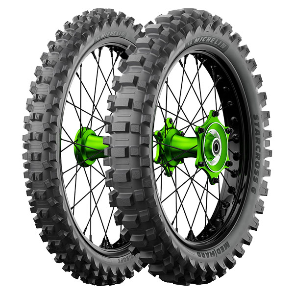 MICHELIN COPPIA GOMME MICHELIN STARCROSS 6 80/100-21 MEDIO/MORBIDO + 120/90-18 MEDIO/DURO