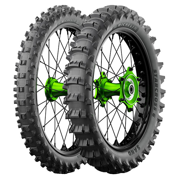 MICHELIN COPPIA GOMME MICHELIN 80/100-21 51M + 100/90-19 57M STARCROSS 6 SAND