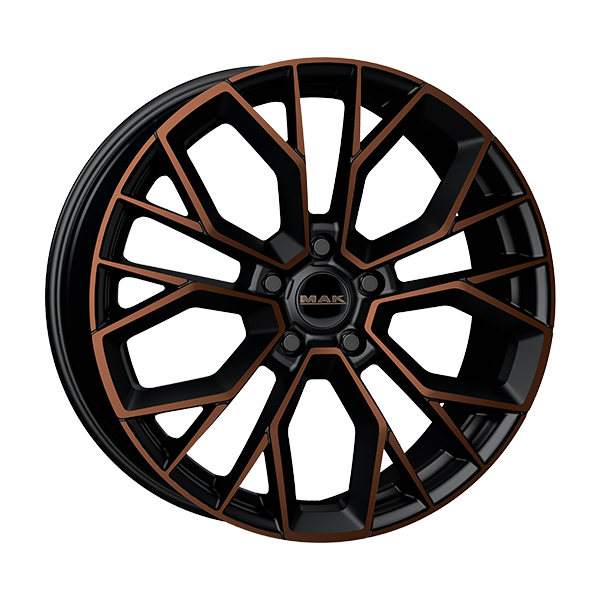 MAK CERCHIO IN LEGA MAK STILO-D 10x21 5x112 ET 38 BLACK & BRONZE