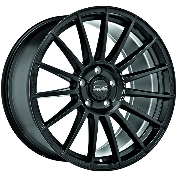 OZ RACING SUPERTURISMO DAKAR 10.5x22 5x112 ET 52 MATT BLACK SILVER LETTERING
