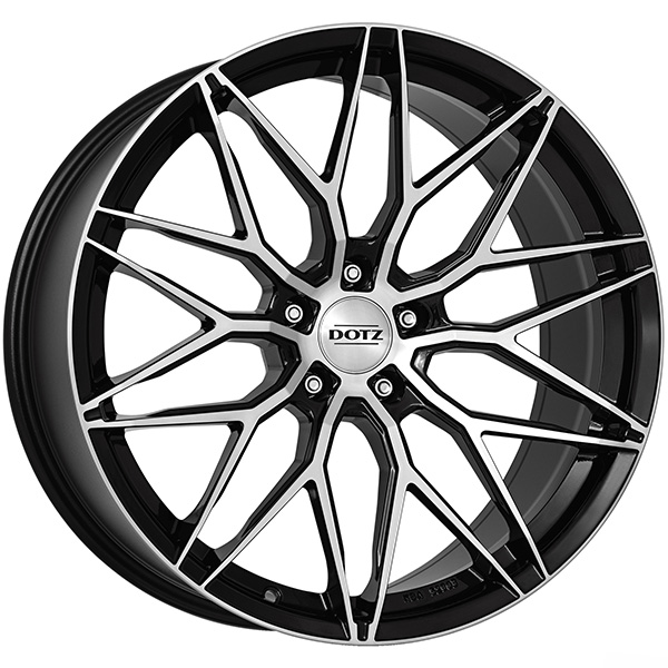 DOTZ Suzuka dark 8.5x20 5x120 ET 47 BLACK/POLISHED