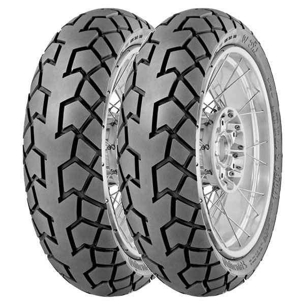 CONTINENTAL COPPIA GOMME CONTINENTAL 110/80-18 58H + 180/55-17 (73W) TKC70 M+S