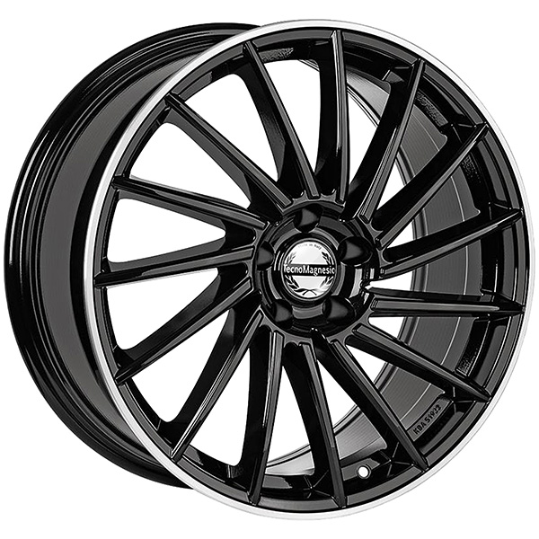 TECNOMAGNESIO SAVAGE 8.5 19 5 114,3 45 NERO LUCIDO BORDO DIAMANTATO