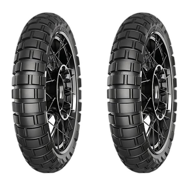 CONTINENTAL COPPIA GOMME CONTINENTAL 90/90-21 54R + 120/90-18 65R TKC80 2 M+S