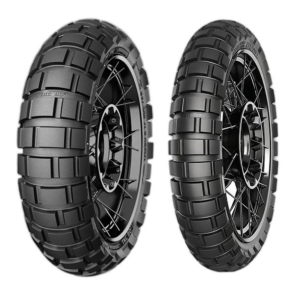 CONTINENTAL COPPIA GOMME CONTINENTAL 100/90-19 57R + 120/90-18 65R TKC80 2 M+S