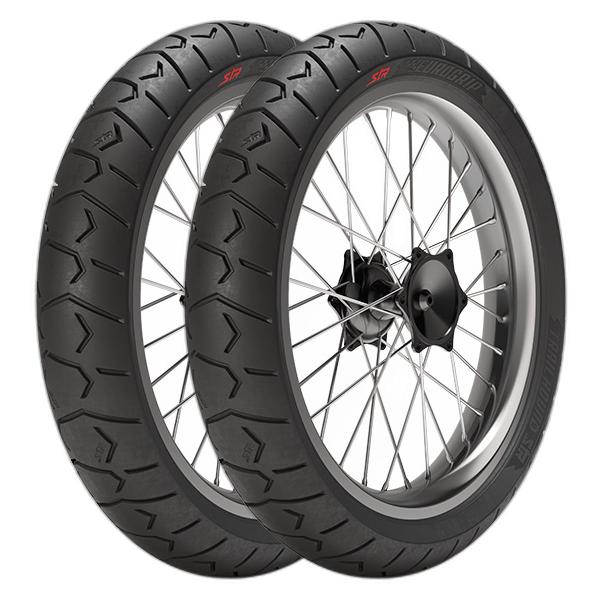 EUROGRIP COPPIA GOMME EUROGRIP 110/80-19 59V + 120/90-17 64H TRAILHOUND STR