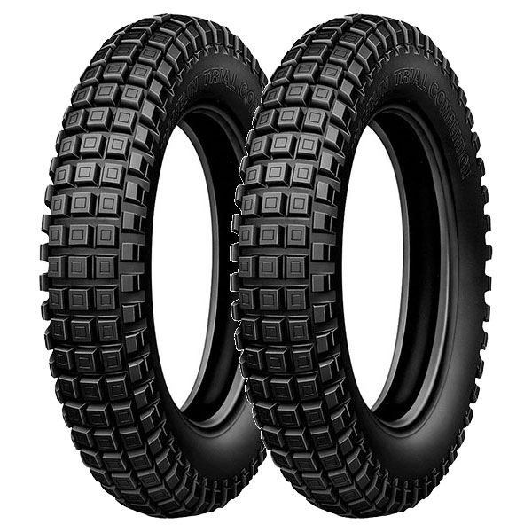 MICHELIN COPPIA GOMME MICHELIN 2.75-21 45M + 4.00-18 64M TRIAL COMPETITION X11