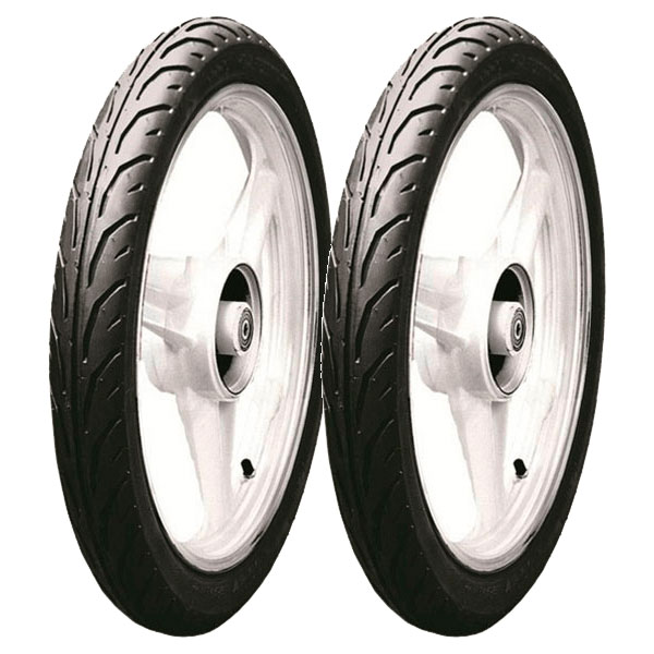 COPPIA GOMME DUNLOP 2.50-17 43P + 2.50-17 43P TT900