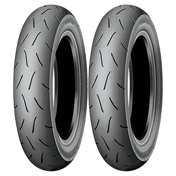 DUNLOP COPPIA GOMME DUNLOP 100/90-10 56J + 100/90-10 56J TT93 GP