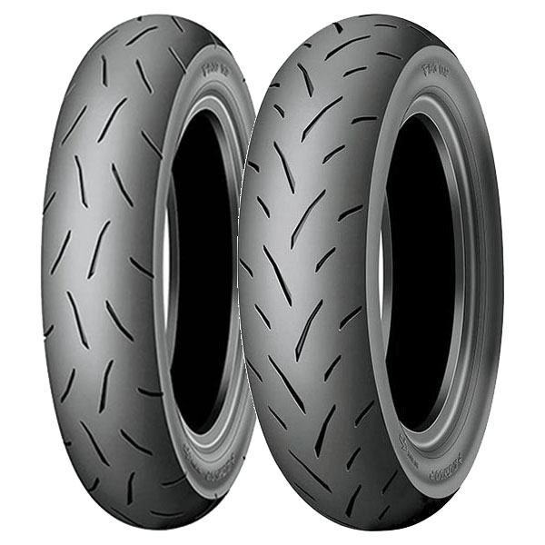 DUNLOP COPPIA GOMME DUNLOP 100/90-10 56J + 130/70-12 62L TT93 GP