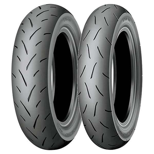 DUNLOP COPPIA GOMME DUNLOP 90/90-10 50J + 100/90-10 56J TT93 GP