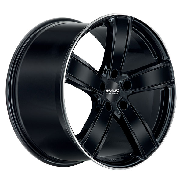 MAK TURISMO-D-FF 11.5x20 5x130 ET 63 GLOSS BLACK MIRROR RING