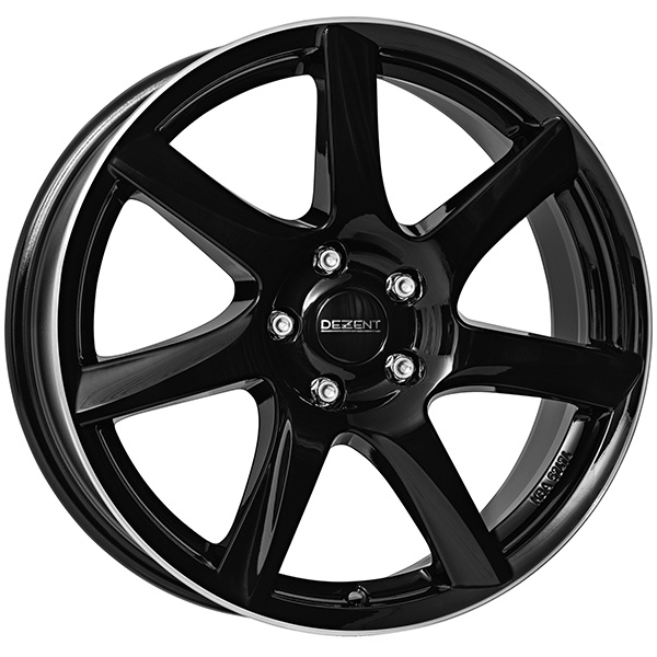 DEZENT TW dark 7.5x17 5x112 ET 40 BLACK/POLISHED LIP
